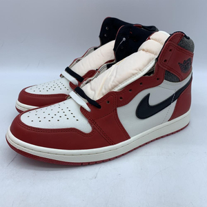 【中古】NIKE AIR JORDAN1 RETRO HIGH OG Lost＆Found/Chicago 27.5cm DZ5485-612 レッド スニーカー ナイキ[240019408440]