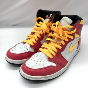 【中古】NIKE AIR JORDAN 1 RETRO HIGH OG LIGHT FUSION RED サイズ27.5cm 555088-603[240019446492]