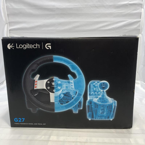 【中古】ゲームOP）海外版/中箱欠品)Logitech G27 FORCE FEEDBACK WHEEL AND PEDAL SET ハンコン Logicool[240019448788]