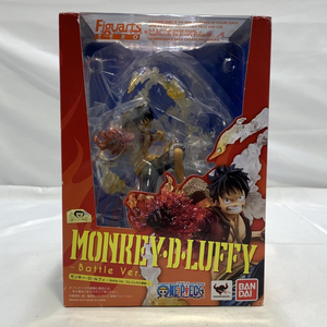 【中古】開封)BANDAI Figuarts ZERO モンキー・D・ルフィ -Battle Ver.ゴムゴムの火拳銃- フィギュア ONE PIECE[240019417805]