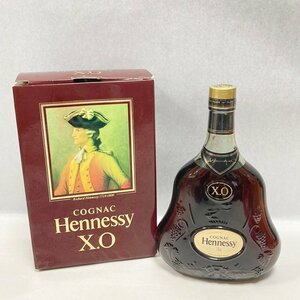 YA1 未開栓 Hennessy ヘネシー XO 金キャップ グリーンボトル コニャック ブランデー 700ml 40%