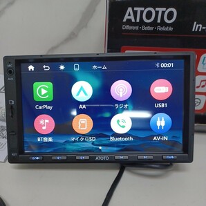 y030501f ATOTO F7 WE 7インチ オーディオ一体型ナビ、2DINカーステレオ CarPlay、Android Auto ワイヤレス F7G2A7WEの画像2