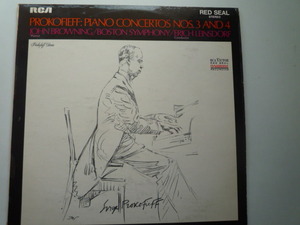 SO31 英RCA盤LP プロコフィエフ/ピアノ協奏曲3、4番 ブラウニング/ラインスドルフ/ボストンSO