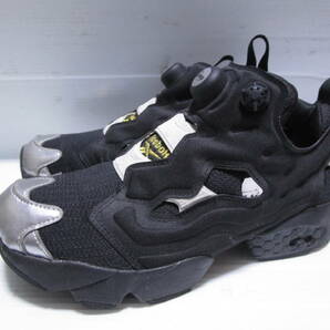 超特価!良好即決!REEBOK リーボック INSTA PUMP FURY OG ポンプフューリー レディス スニーカー シューズ ブラック × シルバー 24.0cmの画像1