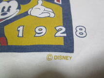 激レア!80s!ビンテージ!USA製!裾シングル!即決!VELVA SHEEN ベルバシーン MICKEY ミッキー プリント メンズ 半袖 Tシャツ リンガーT size M_画像7