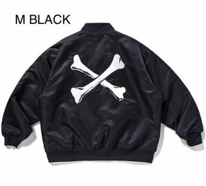 売切WTAPS名作TEAM JACKET/NYLON.TWILL黒Mサイズ美品 付属完備100%国内正規品ダブルタップス チームジャケットクロスボーン24SS DESCENDANT