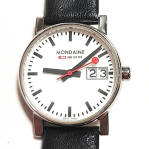 動作品 MONDAINE モンディーン クォーツ 腕時計 クォーツ アナログ メンズ レディース腕時計 稼働品 a630の画像1