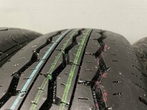 新車外し BS ECOPIA RD613 195/80R15 107/105N LT 15インチ 夏タイヤ 4本 22年製 ハイエース キャラバン等　(JR627)_画像7