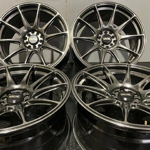 XXR 527 社外ホイール 18インチ 4本 8.75J5HPCD100/114.3+35 専用ナット付属 希少 トヨタ86 BRZ等 (MHB137)の画像1