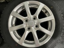 【GOODYEAR ICENAVI6 155/65R14】スタッドレス【ダイハツ 純正ホイール 14インチ 4.5J4HPCD100+45】19年製 ミライース タント等　(MTA655)_画像5