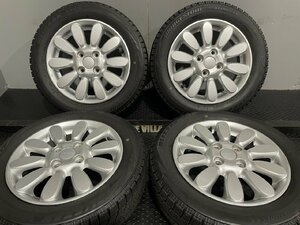 【BS BLIZZAK VRX 155/65R14】スタッドレス【SUZUKI ラパン 純正ホイール 14インチ 4.5J4HPCD100+45】20年製 バリ溝　(MTB525)