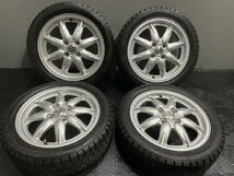 DUNLOP WM01 165/55R15 スタッドレス SUZUKI アルト 純正ホイール ENKEI製 15インチ 4.5J4HPCD100+45 バリ溝 ワゴンR スペーシア等(KTM001)_画像1