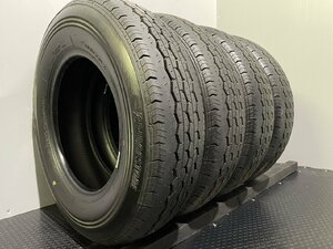 新車外し 2023年製 BS BRIDGESTONE ECOPIA RD613 195/80R15 107/105N LT 15インチ 夏タイヤ 4本 ハイエース キャラバン　(JR599)