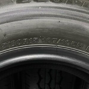 新車外し 2023年製 BS BRIDGESTONE ECOPIA RD613 195/80R15 107/105N LT 15インチ 夏タイヤ 4本 ハイエース キャラバン (JR615)の画像9