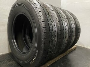 新車外し BS ECOPIA RD613 195/80R15 107/105N LT 15インチ 夏タイヤ 4本 22年製 ハイエース キャラバン等　(JR627)