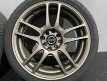 【TOYO 215/40R17】夏タイヤ【RAYS UNITED ARROWS WR 17インチ 7J4HPCD100/114.3+32】バリ溝 ブロンズ bB アクア ヴィッツ等　(MTK546)_画像3