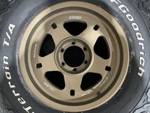 極美品 BF Goodrich All-Terrain 285/70R17 夏タイヤ RAYS A LAP 05X 17インチ 8J6HPCD139.7±0 ランクルプラド ハイラックス 等MTH535_画像5