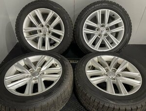 【DUNLOP WM02 215/55R17】スタッドレス【トヨタ 210系クラウン 純正ホイール 17インチ 7.5J5HPCD114.3+40】22年製 バリ溝　(MTQ169)