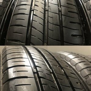 【DUNLOP EC204 175/65R15】夏タイヤ【MANARAY マナレイ 15インチ 5.5J4HPCD100+50】19年製 バリ溝 フィット シャトル等 (VTO866)の画像9