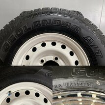 【YK GEOLANDAR A/T G015 LT215/85R16】夏タイヤ【トヨタ 70系ナロー ランクル 純正鉄ホイール 16インチ 6J5HPCD150約+30】　(MTR148)_画像10