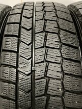 DUNLOP WINTER MAXX WM02 185/60R15 15インチ スタッドレス 4本 21年製 バリ溝 フィット シャトル ヴィッツ グレイス等　(KTD010)_画像3