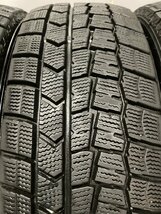 DUNLOP WINTER MAXX WM02 185/60R15 15インチ スタッドレス 4本 21年製 バリ溝 フィット シャトル ヴィッツ グレイス等　(KTD010)_画像4