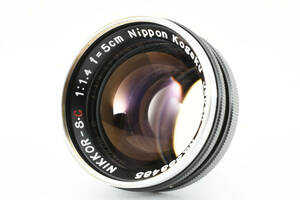 ★極上美品★Nikon NIKKOR-S.C 5cm F1.4 ニコン Sマウント★　R4783＃1380