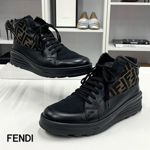 4018 Fendi Zucca Logo is ikatto sneakers black 