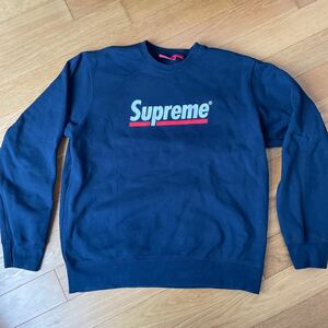 Supreme Underline Crewneck NAVY L / シュプリーム ネイビー スウェット スエット クルーネック 2020SS