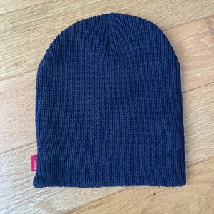 Supreme Basic Beanie NAVY / シュプリーム ビーニー ニットキャップ ニット帽 キャップ ネイビー 紺