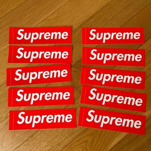 Supreme ステッカー BOX LOGO 10枚セット / シュプリーム シール ボックスロゴ