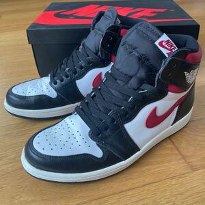 NIKE AIR JORDAN 1 HIGH OG Black Gym Red 28cm / ナイキ ジョーダン 555088-061 ジョーダン1 US10 エアジョーダン AJ1