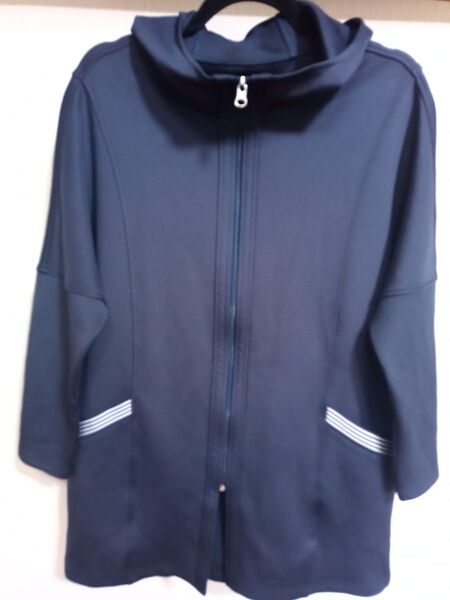 シャルレ サポートウォークロングブルゾン EW471 ダークネイビー M~L