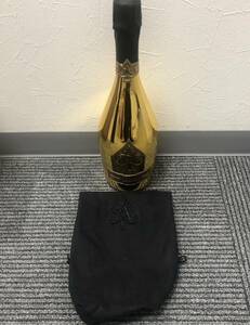 27548☆ARMAND DE BRIGNAC アルマン・ド・ブリニャック ブリュット ゴールドカラー シャンパン 約1719ｇ 750ml 12.5%