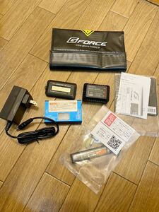 baton gforce 7.4v リポバッテリー 充電器 チェッカーセット 電動ガン 東京マルイ g&g vfc m4 