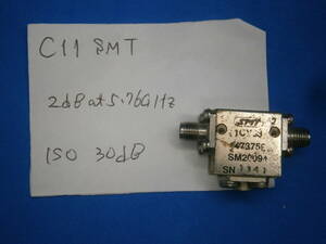 送料120円　アイソレーター　5GHzに使用可能　マイクロ波　整理番号C11