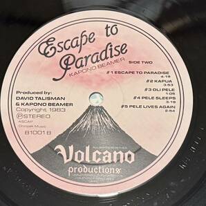 AOR Hawaii LP Mellow Hawaiian Kapono Beamer/Escape To Paradise ハワイレコードの画像4