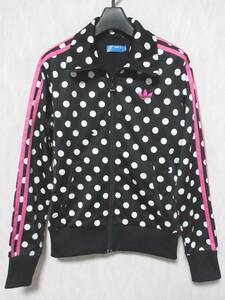 adidas Adidas jersey polka dot 013406 JDX001 lady's S black irmri kn1767