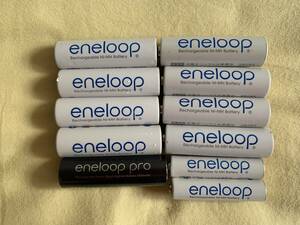 エネループ SANYO エネループ eneloop 単3×11本（エネループプロ２本） 単4×2本