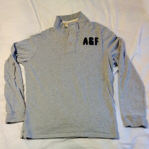 アバクロンビー&フィッチ 長袖ポロシャツ ラガーシャツ スウェット xl Abercrombie&Fitch