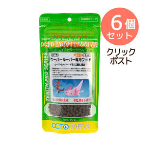 6個セット 訳あり ペットフード オクトジャパン オクト ウーパールーパー 成体用大粒 90g 賞味期限：6ヶ月以上あります