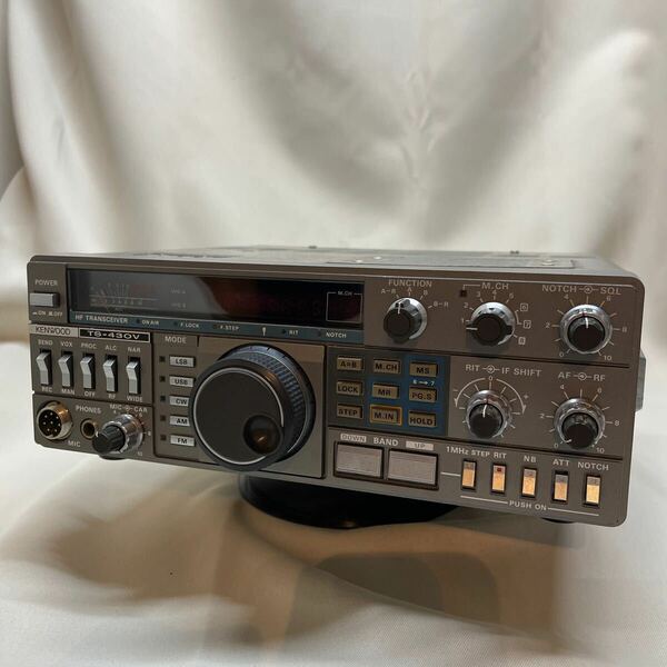 【完動品】KENWOOD Trio 無線機 TS-430V トランシーバー 10w 分解清掃済