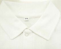 新品未使用 子供服 綿100% 長袖ポロシャツ 吸湿速乾 スクール キッズ 白 ホワイト 2枚セット 110_画像5