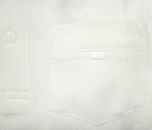 新品未使用 子供服 綿100% 長袖ポロシャツ 吸湿速乾 スクール キッズ 白 ホワイト 2枚セット 130_画像6