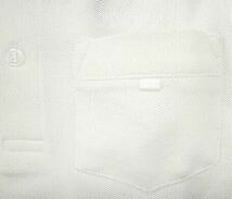 新品未使用 子供服 綿100% 半袖ポロシャツ 吸湿速乾 スクール キッズ 白 ホワイト 160_画像6