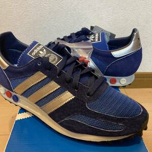 箱付デッド 16’ LA TRAINER OG ADIDAS US8.5 青銀/アディダス トレーナー sl72 sl76 ロサンゼルストレーナーの画像1