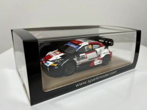 新品　スパーク 1/43 トヨタ GRヤリス RALLY1 HYBRID 2022 K.ロバンペラ WRC サファリラリー　ウィナー　優勝　 No.69 未使用