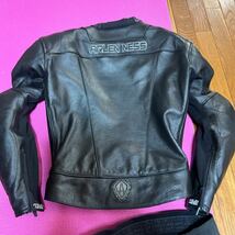 ◆ARLEN NESS MFJ公認 2Pセパレートレーシングスーツ EU-Sサイズ ブラック USED品◆膝にHYODバンクセンサーつき_画像5