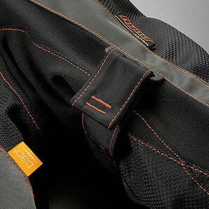 ◆HYOD STJ026DN ST-S NEO-SPRINT D3O メッシュジャケット LLサイズ USED美品◆ブラックオレンジステッチの画像10