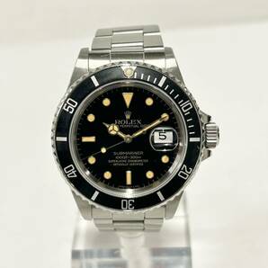 ROLEX 16800 Submariner Date Automatic Cal.3035 Black ロレックス ヴィンテージ サブマリーナ オートマ ブラックの画像1